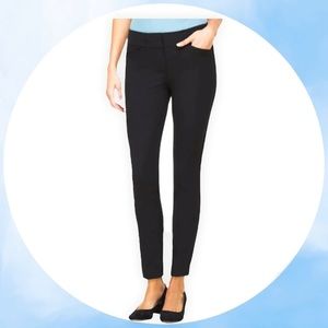 Loft Outlet Modern Skinny Ankle Charcoal Stretch Petite Pants 2P